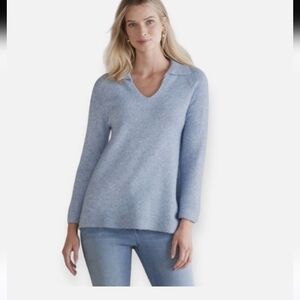 Soft Surroundings Alice Sweater In Dusty Or Light Blue